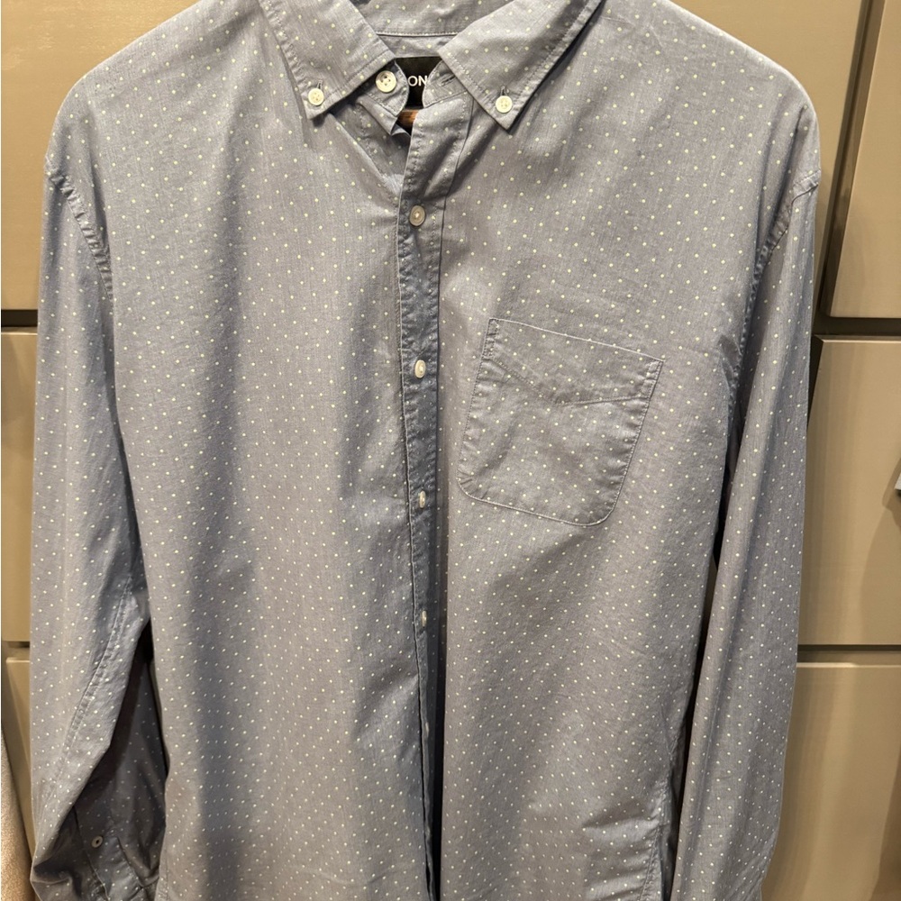 Bonobos Light Blue Dot Pattern Shirt
